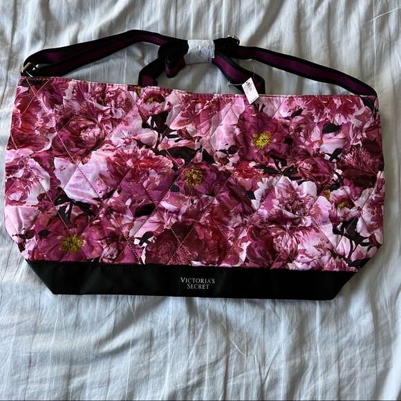 Victoria's Secret Handbags - Victoria’s Secret floral tote large new with tags